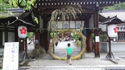 平野神社（京都市北区）の茅の輪くぐり　2018