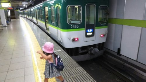 久々の京阪電車（京都市左京区）