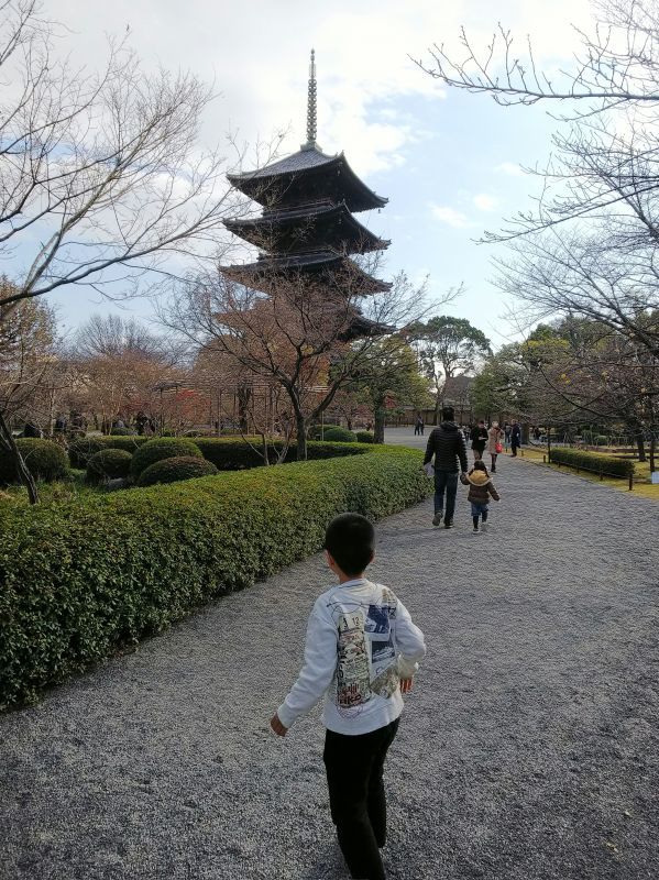 京都市南区の東寺（お正月詣）